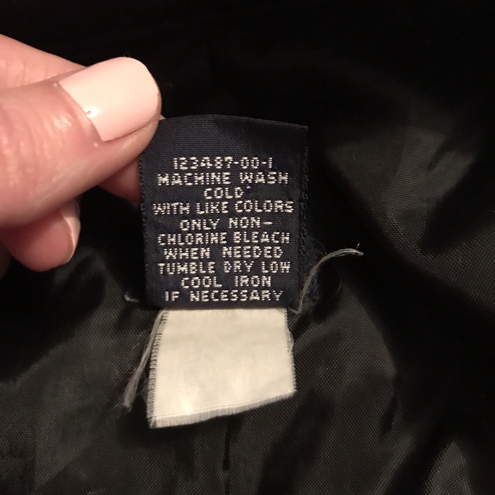 GAP Black Lightweight/Mid-weight Jacket; Button-u… - image 6