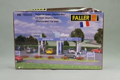 LE2266 Faller 190245 maquette train Ho 1/87 Station de lavage Elephant bleu Eel - Photo 1/4