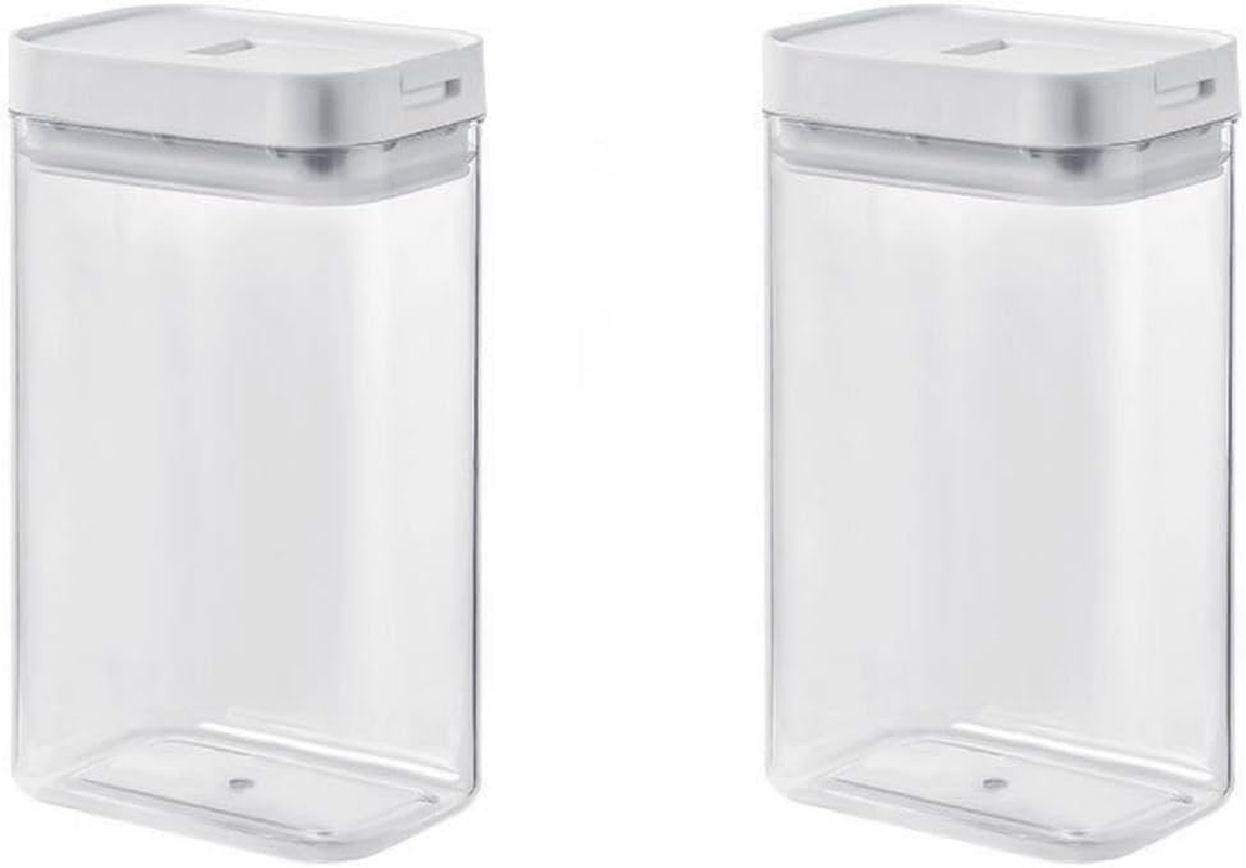 2PCS BPA-Free Airtight Food Storage Containers with Lids for Dry Goods