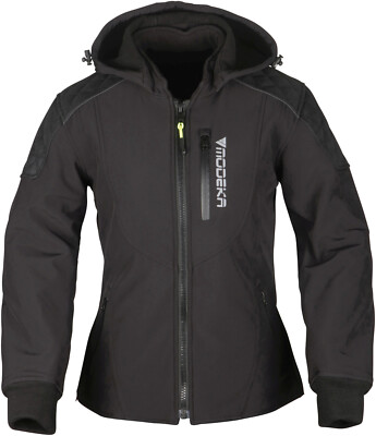 MODEKA Damen Softshell Hoodie CLARKE LADY Motorradjacke mit Protektoren Gr. 36