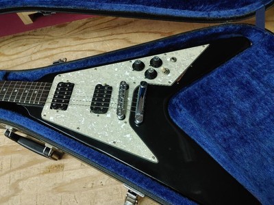 Greco FV-600 Black 1978 Flying V custom type Electric Guitar Used  