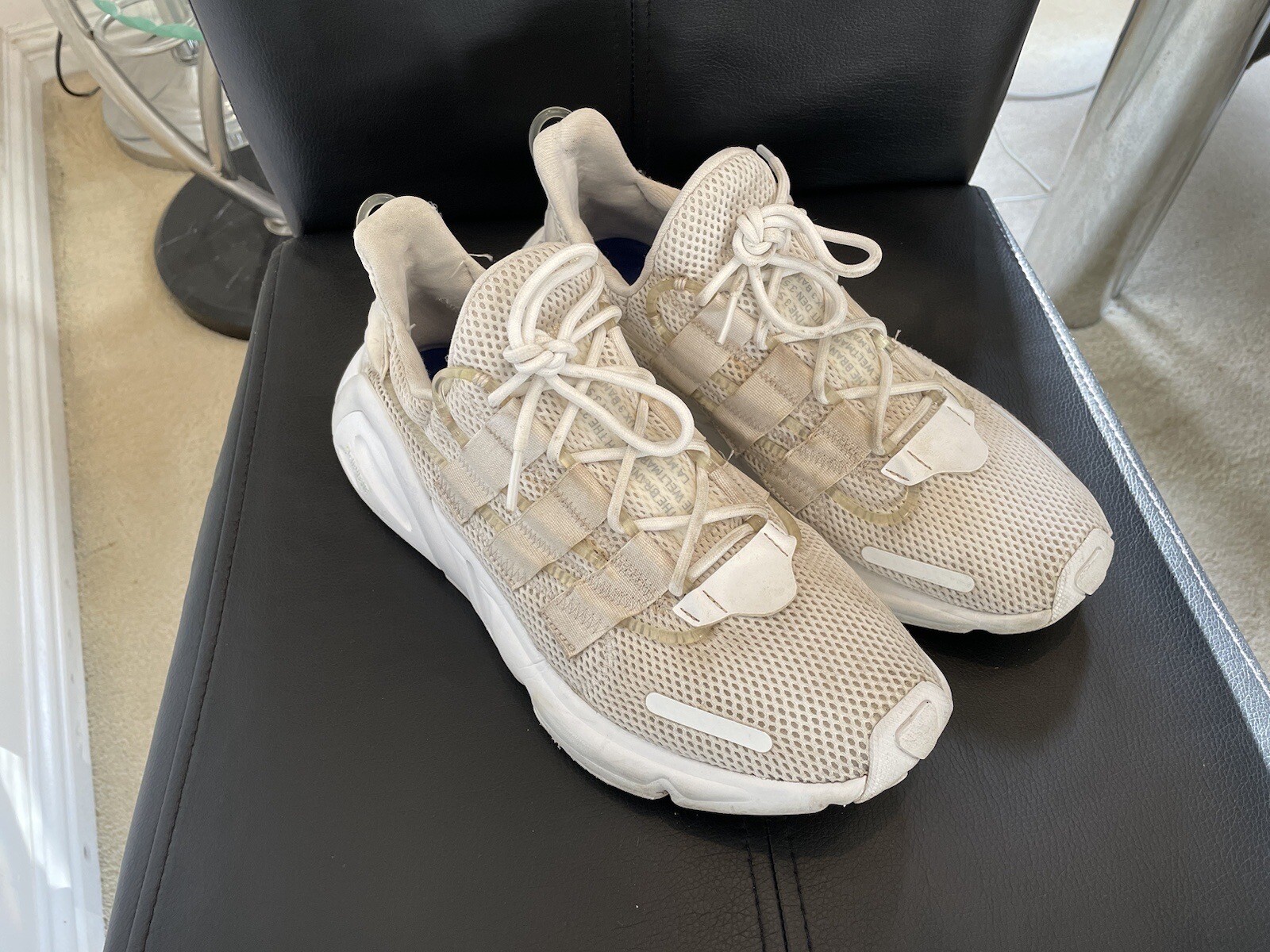 adidas originals lxcon adiprene trainers in triple white