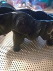 1920's Co-Operative Flint Black Glass Elephant Container Box As Is Estate #JJ16 — photo 5