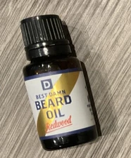 New Duke Cannon Best Damn Beard Oil SCENT Redwood 0.5oz Men’s Grooming No Box