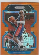 2021-22 Prizm Jerami Grant #76 Hyper Orange SSP Factory Set Detroit Pistons