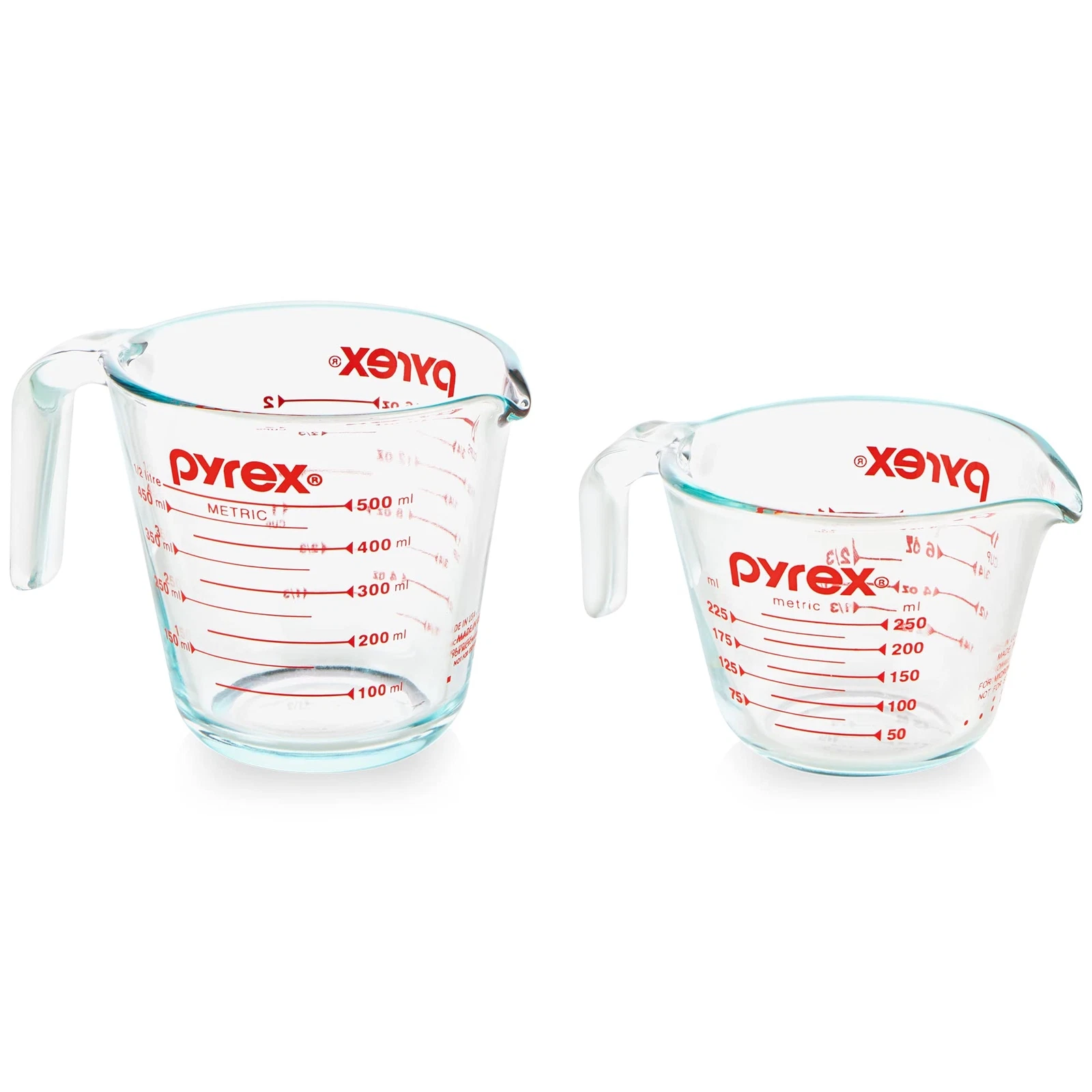 Pyrex Measuring Cup Set 2 Piece 1 Cup And 2 Cup Glass Kitchen Tool
Opens in a new window or tab