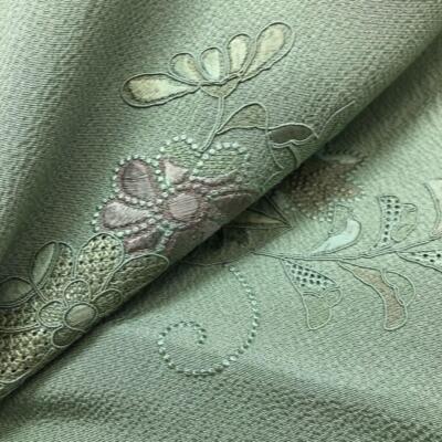 JAPANESE KIMONO HOMONGI PURE SILK VINTAGE ANTIQUE Z5696 | eBay
