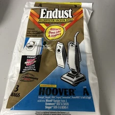Genuine Endust Hoover Type A Microfilter Dust Seal Vacuum Bags  3 Pack New
