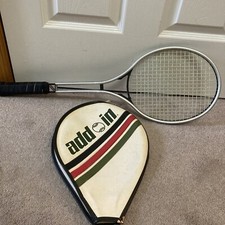 VINTAGE TENNIS RACKET ADD IN MODEL T-1201 VENTURE 4 5/8 GRIP PLUS ORIGINAL COVER