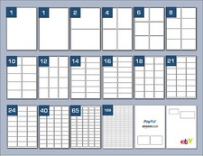 A4 Address Labels On Sheets. Sticky A4 Printer Labels. Laser/Inkjet Printers