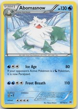 Abomasnow Rare XY - BREAKthrough 40/162 LP