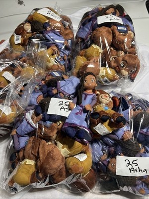 2023 DISNEY WISH Small Plush TALKING Valentino /Asha Asst 112 Pc Bulk Deal