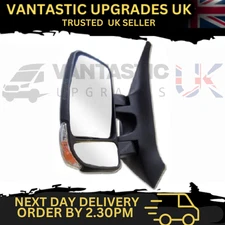 FOR RENAULT MASTER MK3, NEW PASSENGER, LEFT DOOR WING MIRROR, HEATED, INDICATOR