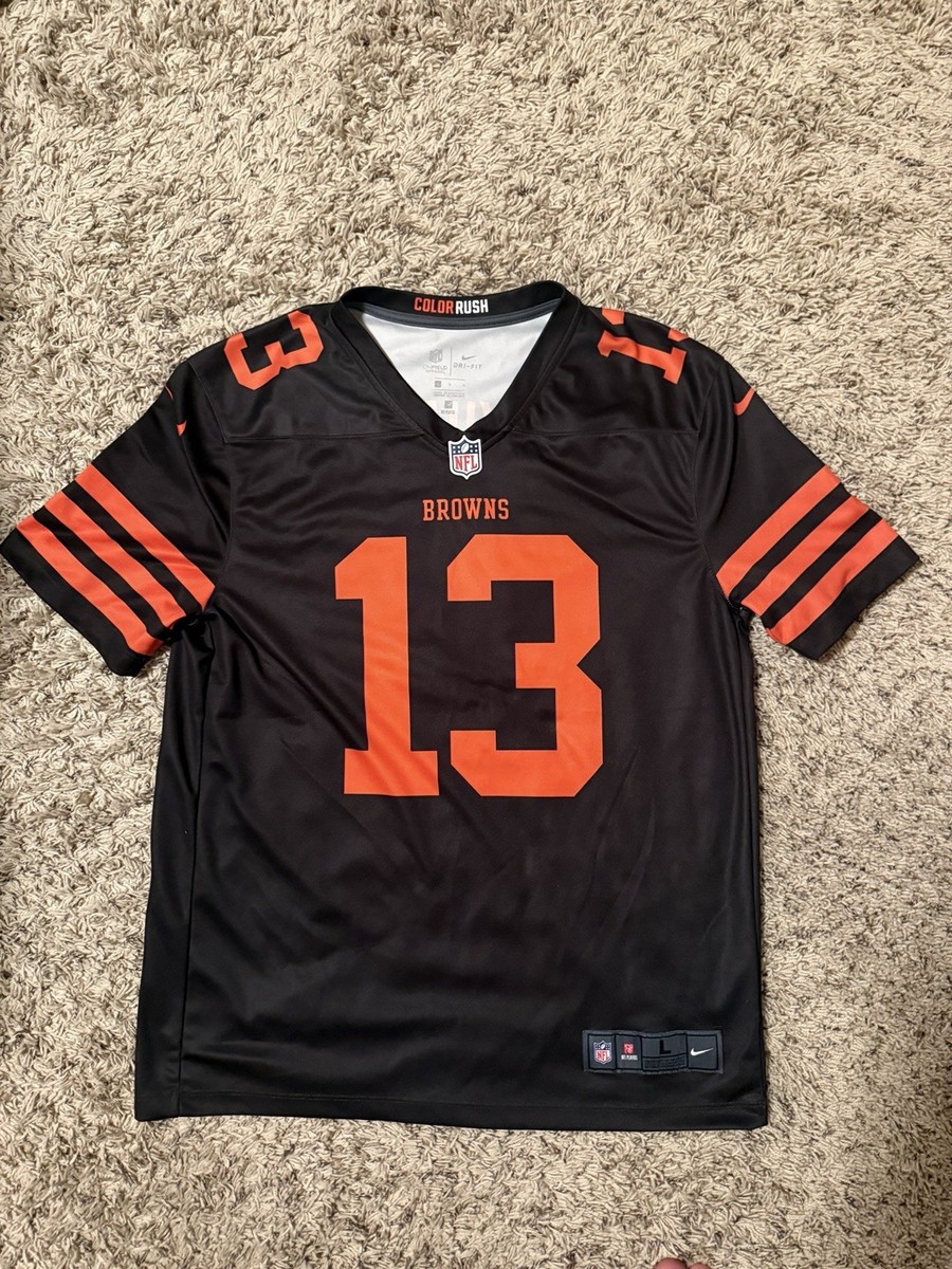 Nike Browns Jersey Color Rush Odell Beckham Jr Nike Cleveland