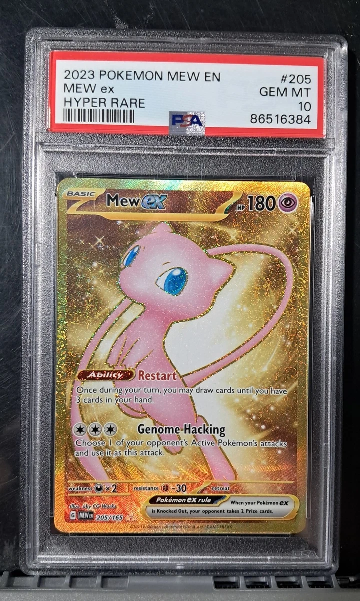 Mew Pokémon TCG Professional Sports Authenticator (PSA) Grade 10