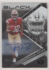 2022 Panini Black Rookies Auto 139/149 Tyrion Davis-Price #127 Auto 1u6