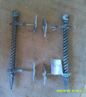 RAJAH OF CALIFORNIA new vintage door handles HEAVY SOLID ALUMINUM Gothic style — photo 1