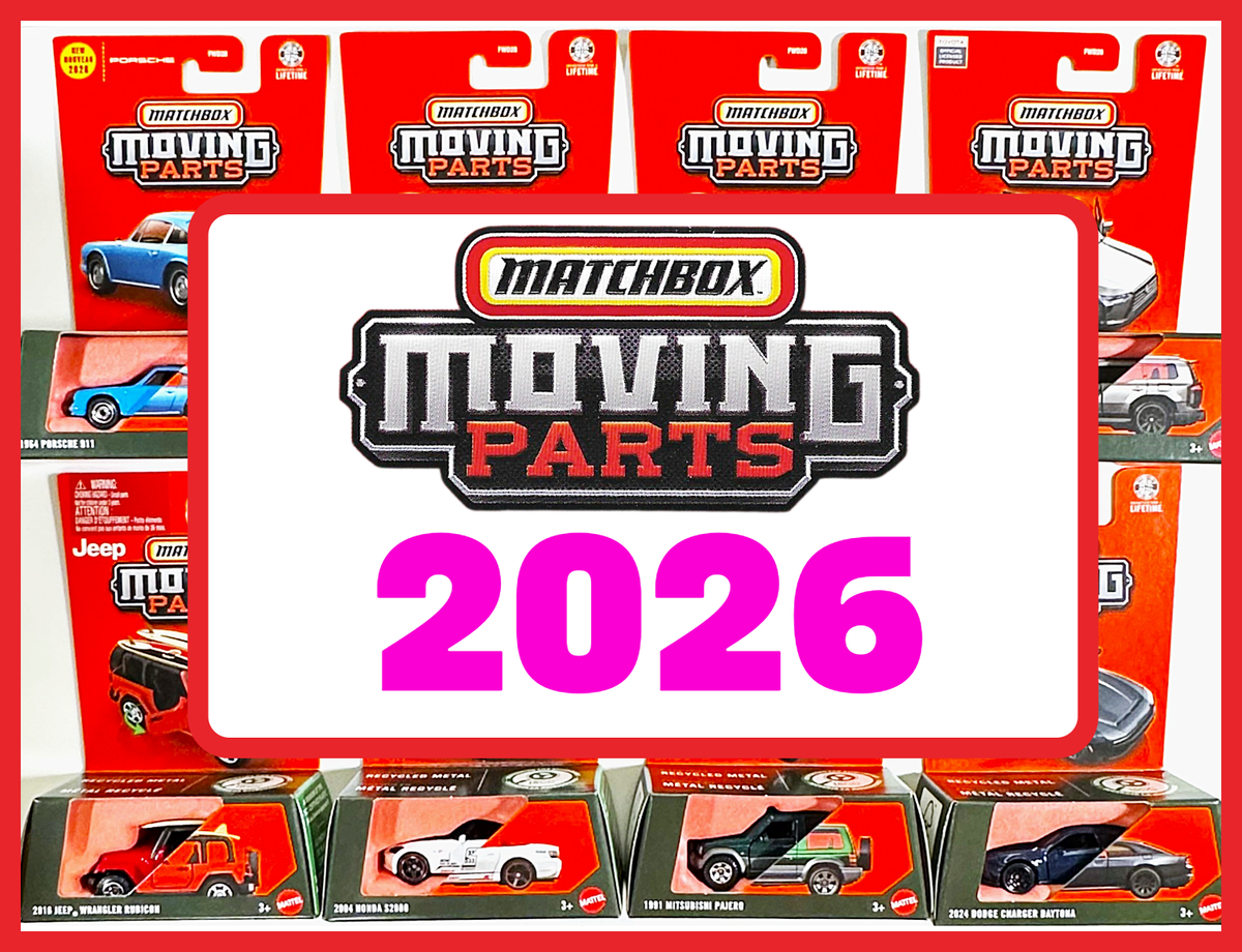 【新品・未開封】マオ旅 フルコンプ 専用BOX付き Matchbox 2026 Moving Parts - U PICK Updated - MX 5 | eBay