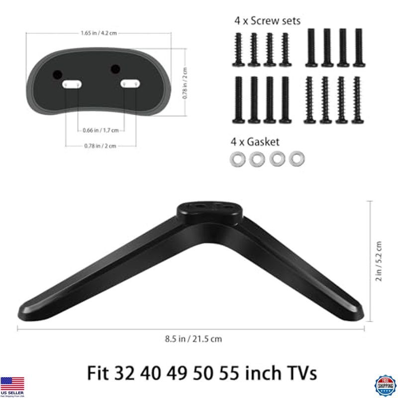 iplusmile Universal TV Stand - Set of 2 Mounting Bracket Legs for 32-55" Screens