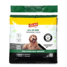 Glad For Pets Extra Large Charcoal Dog Training Pads - Absorbent Dispo