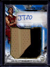 2025 Panini Prizm Jaylon Tyson #RSI-JT Autograph Jumbo Patch RC /25