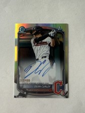 2025 Bowman Draft Dean Curley Auto /499 1st Bowman Chrome Guardians 🔥 