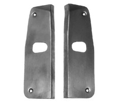 Rd3175 1955-1959 Chevrolet Truck Latch Cover Plate 18 Gauge Steel Pair - Orig Rd3175 1955-1959 Chevrolet Truck Latch Cover Plate 18 Gauge Steel Pair - Orig