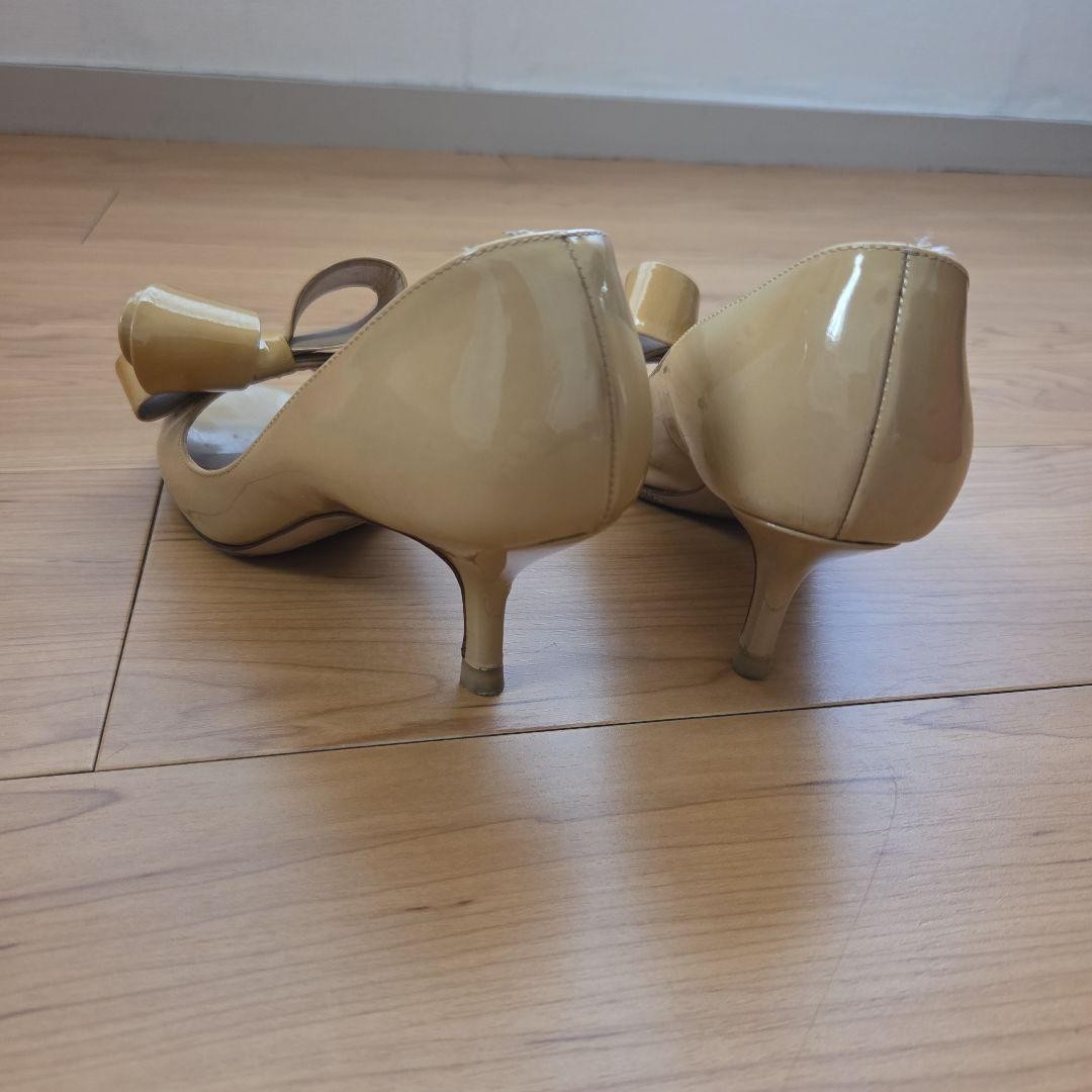 Valentino Garavani Pumps Heel Leather Ocher EU35.5/US5.5 116188c thumbnail 4