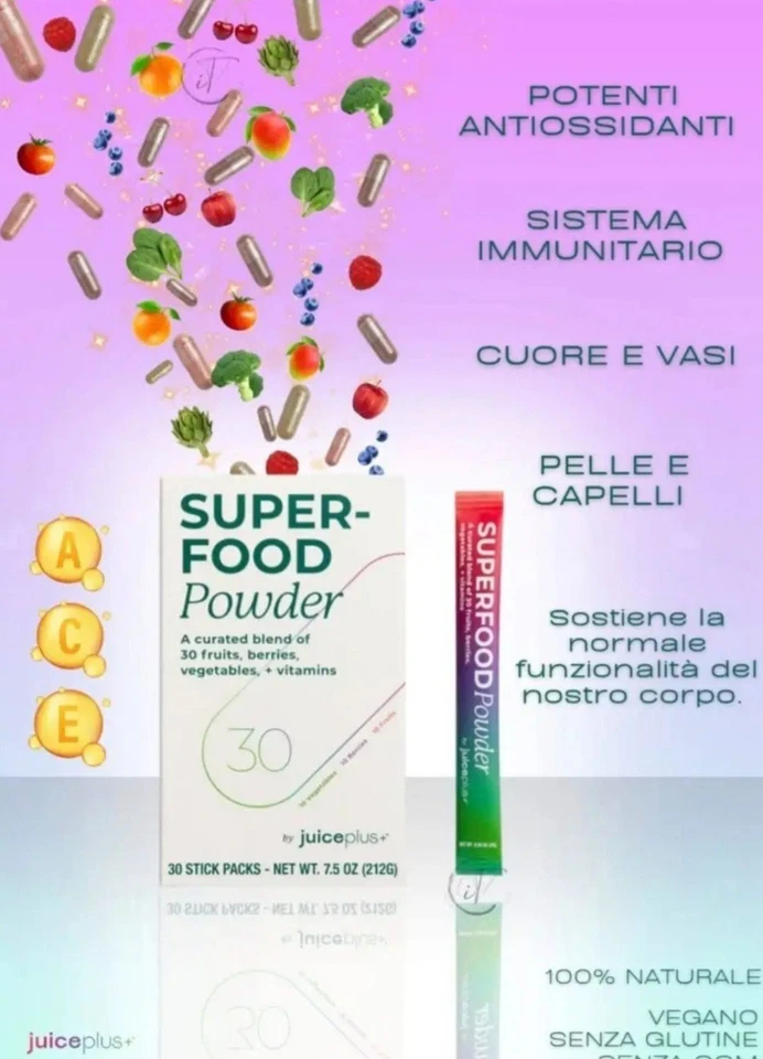 Superfood JuicePlus Bacche Frutta Verdura 10 Stick - Immagine 2 di 4