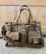 100% Genuine Mulberry Rosemary Mini Roxanne Deep Olive Darwin Leather Bag Rare 