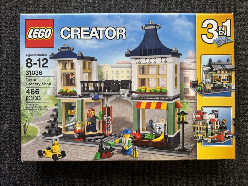 LEGO Creator 31036 Toy & Grocery Shop – Complete Set w Box Instructions Perfect