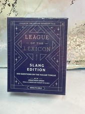 CARD GAME league of the lexicon SLANG EDITION 