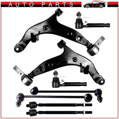 8PCS Front Steering sway bar Lower Control Arms Fits 2004-2009 Nissan Quest
