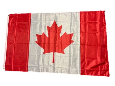 Canadian Flag 3 x 5 ft Polyester Canada Maple Leaf Banner Indoor Outdoor Grommet