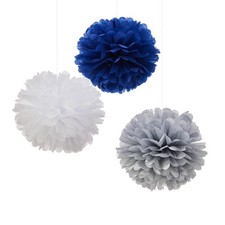 Tissue Pom Poms Tissue Paper Flowers Tissue Fluff Balls Party Decorations 12-...