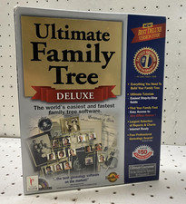 Vintage Ultimate Family Tree Deluxe PC Genealogy CD Palladium Interactive Sealed