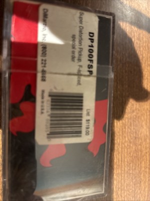 DiMarzio DP100 Super Distortion F-Spaced Humbucker Pickup - Black new
