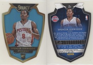 2014-15 Panini Select Premier Level Blue Prizm /199 Spencer Dinwiddie Rookie RC