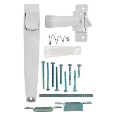 Wright Products Push Button Latch, White