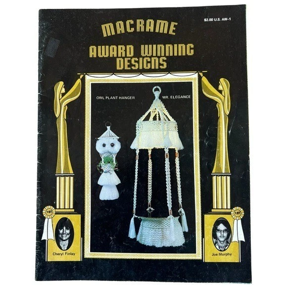 VTG 6-Piece Macrame Booklets Patterns and Instructions Wall Decor Plant Hangers - Image 4 of 4