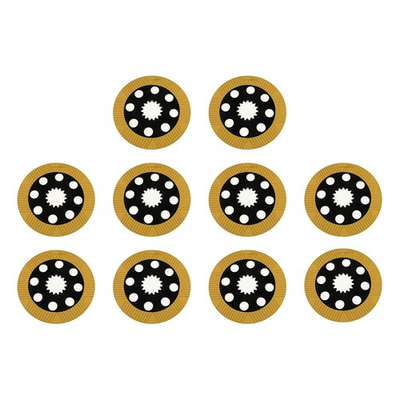 #ad 10 BRAKE FRICTION PLATES Fits JCB 6FT 2S5 6T 1 7FT 2S5 7T 1 926 930 940 945 950 $113.75