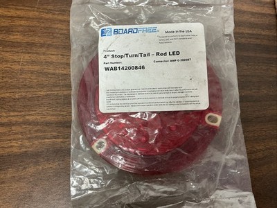 WAB14200846 BoardFree 4'' Round Stop-Tail-Turn LED Trailer Light 14200846 Innotec