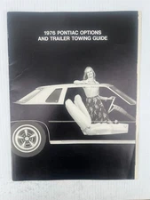 1976 Pontiac Options and Trailer Guide dealer brochure/catalog-NOS mint