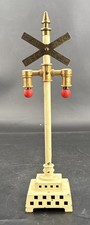 LIONEL PREWAR STANDARD GAUGE 79 RAILROAD CROSSING FLASHING SIGNAL Restored