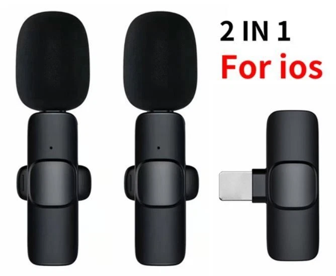 Bluetooth Wireless Mikrofon Mini Ansteckmikrofon Handy-Live-Stream - Bild 3 von 4