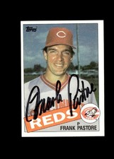 Frank Pastore 1985 Topps Reds authentic autographed card