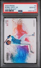 2025 Panini Prizm Color Blast Bobby Witt JR. #8 PSA 10