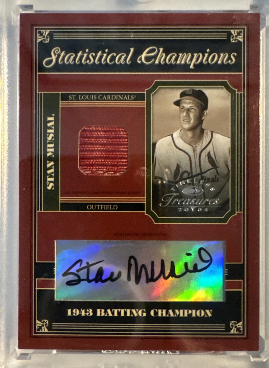 Donruss Stan Musial Baseball Original Autographed Sports Trading