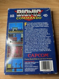 Bionic Commando CIB Nintendo NES completo di scatola testato e funzionante