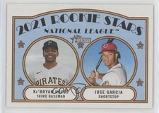 2021 Topps Heritage Rookie Stars Jose Garcia Ke'Bryan Hayes #97 0q1p